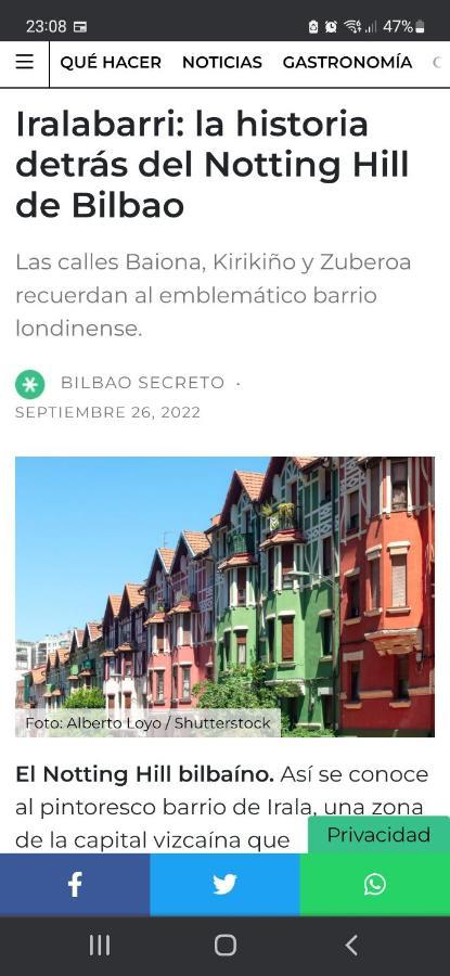 Apartamento Acogedor Bilbao Exteriör bild